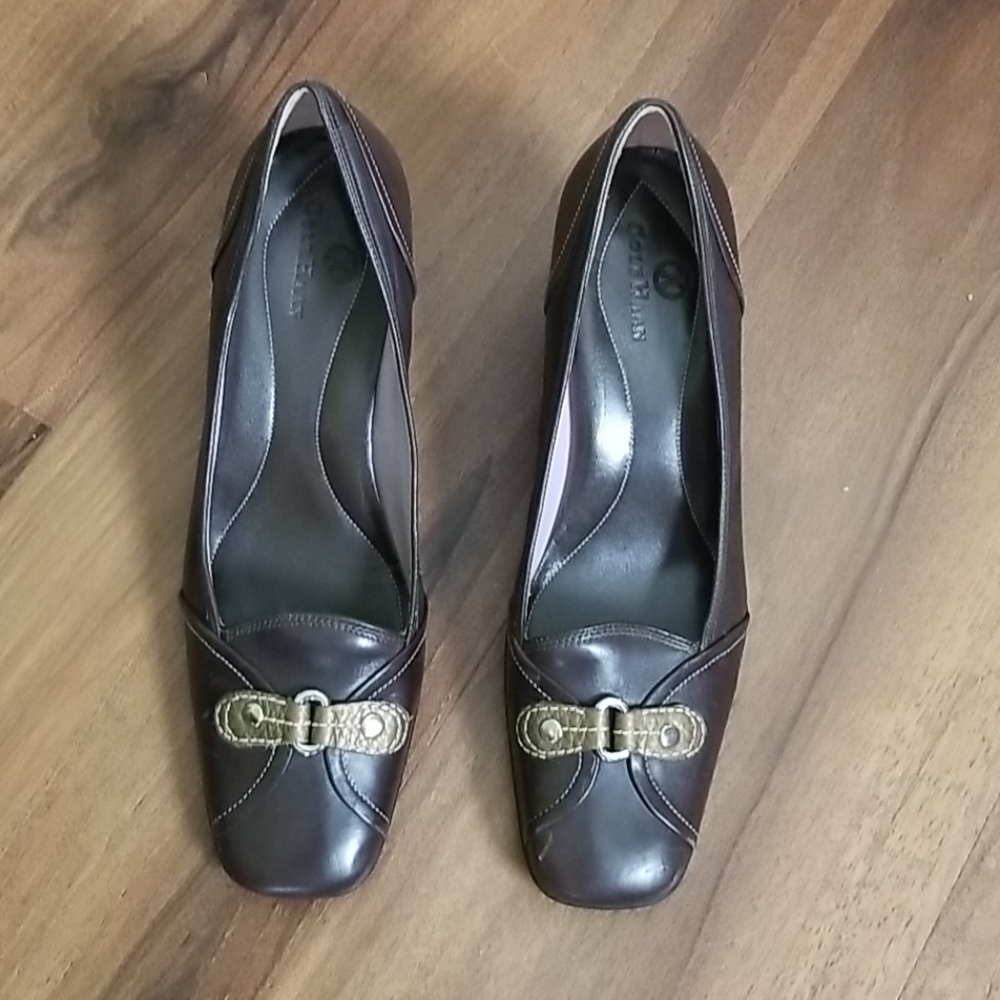 Cole Haan casual heels.
